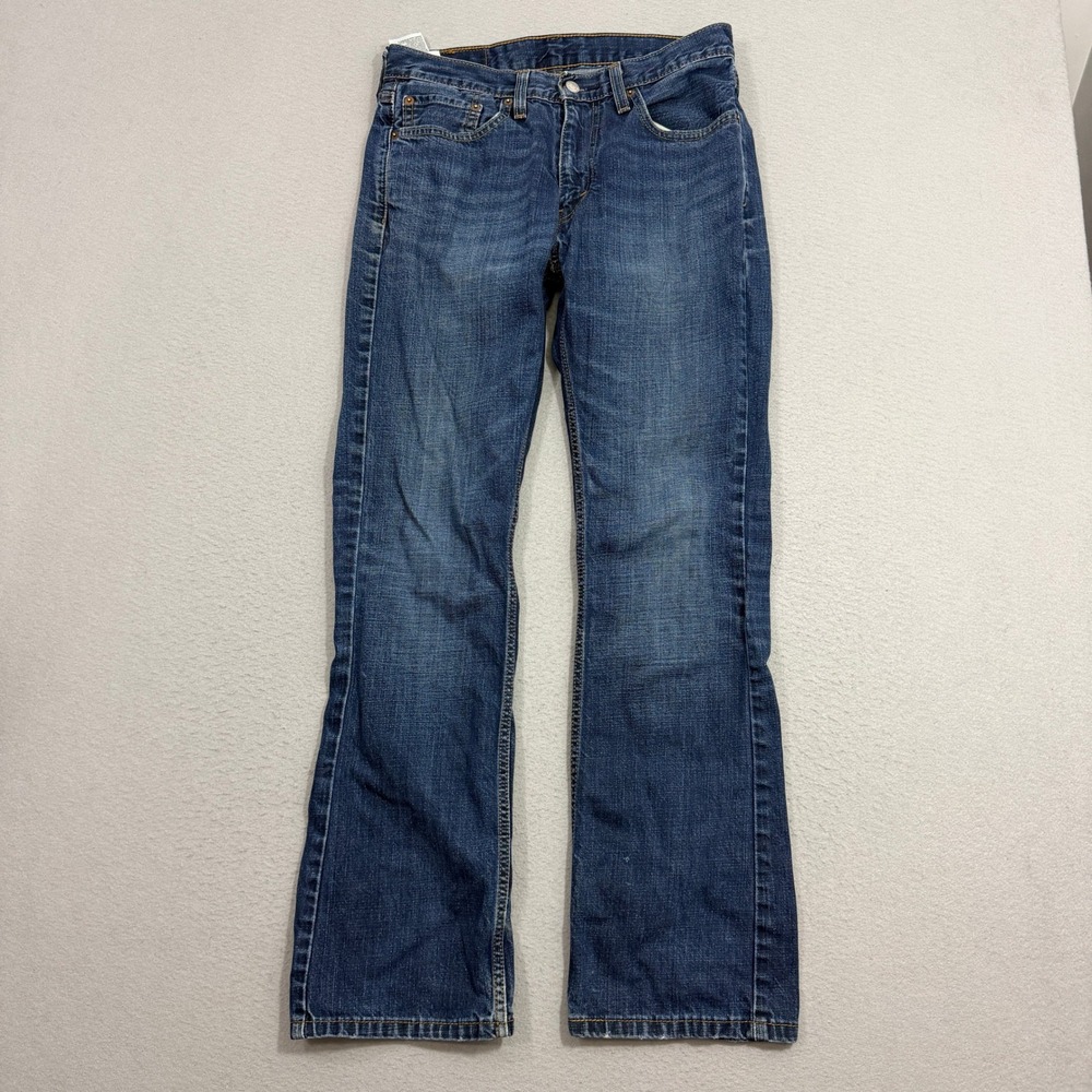 Levis 527 Slim Bootcut Jeans Men's 31x32 Blue Denim Y2K Western Rodeo Cowboy